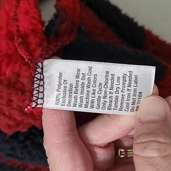 NWT True Craft 1/4 Zip Buffalo Check Plush Pullover size 2X - Picture 7 of 9